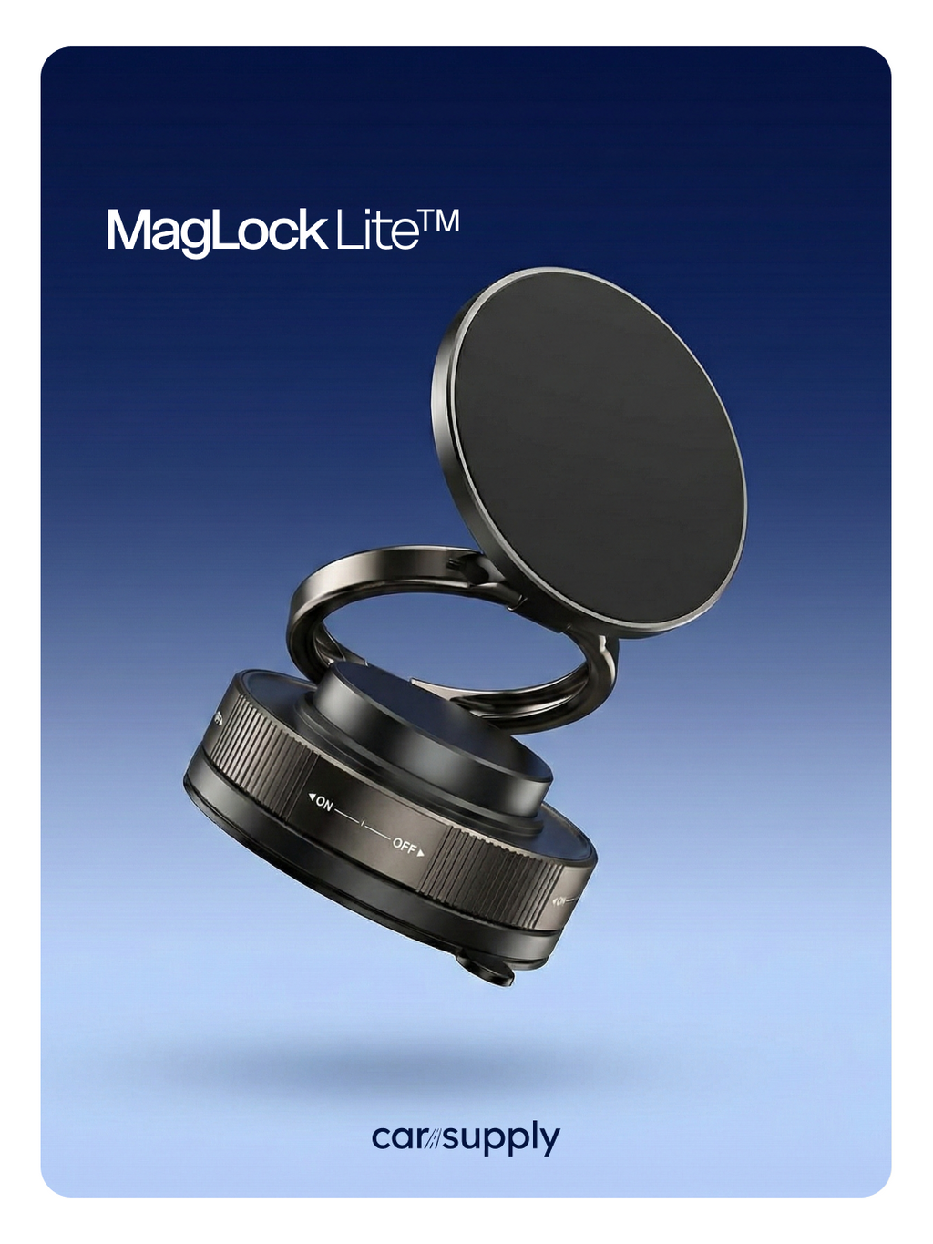 Carsupply MagLock Lite™ | Magnetic Phone Holder