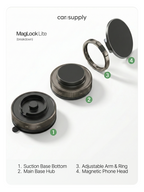 Carsupply MagLock Lite™ | Magnetic Phone Holder