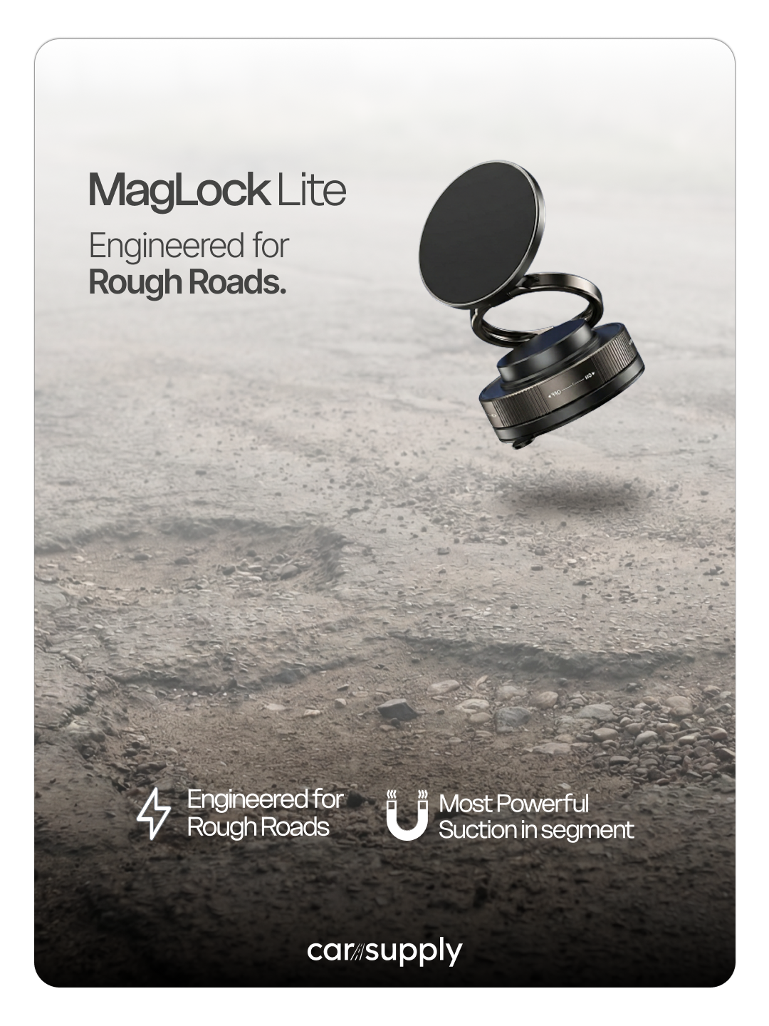 Carsupply MagLock Lite™ | Magnetic Phone Holder