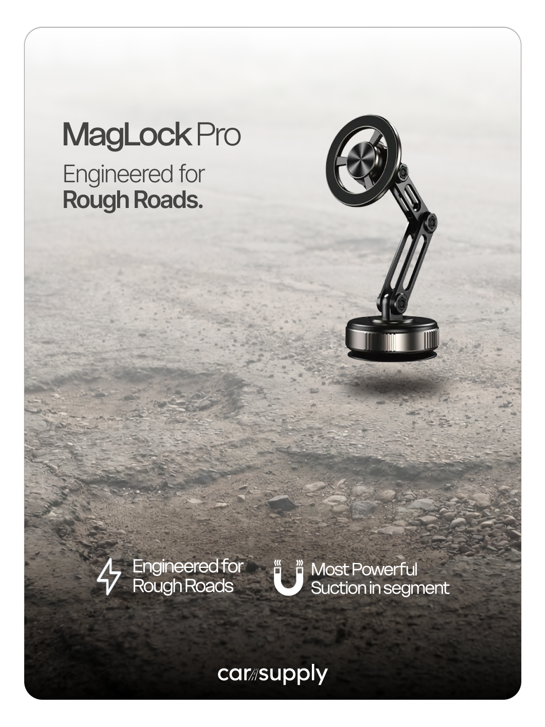 Carsupply MagLock Pro™ | Magnetic Phone Holder