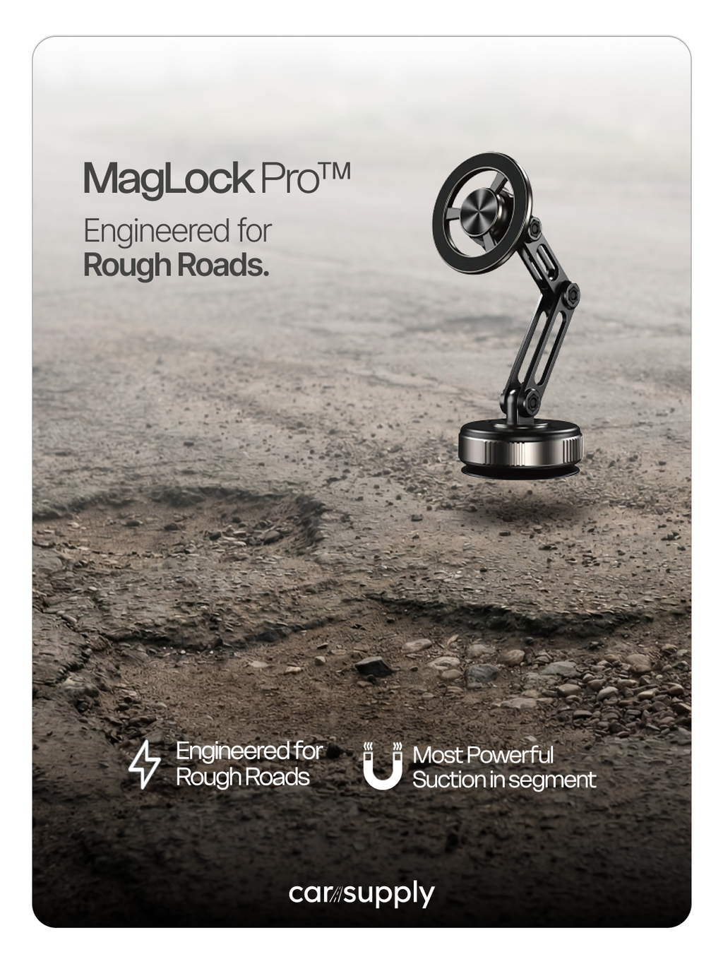 Carsupply MagLock Pro™ | Magnetic Phone Holder