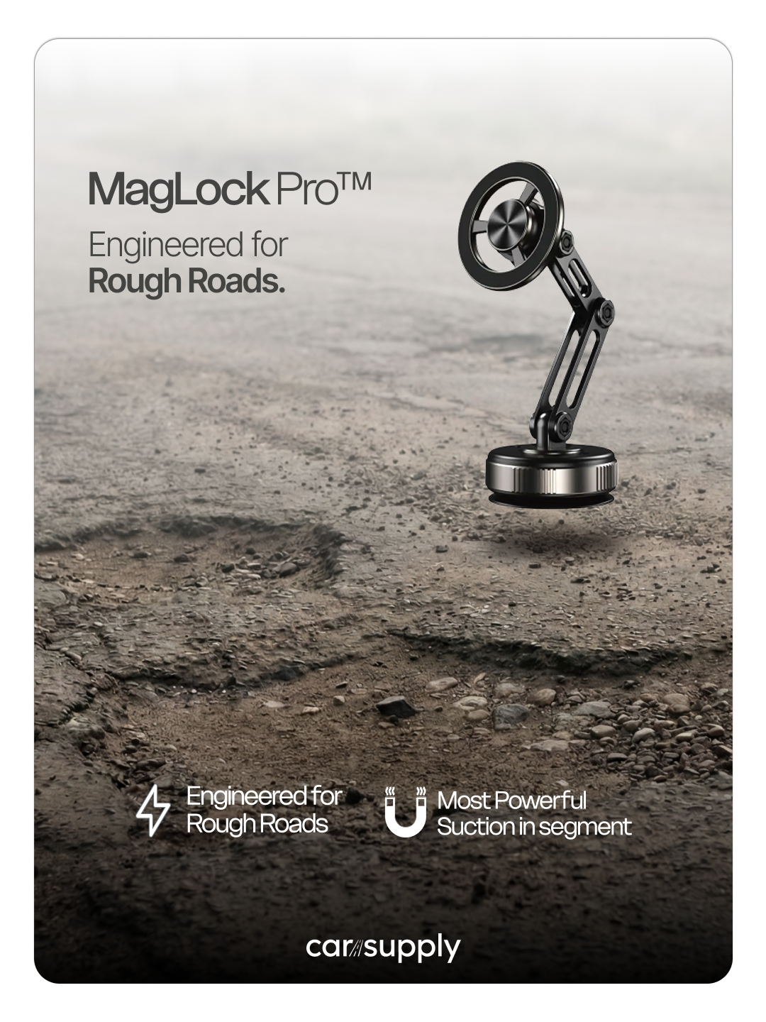 Carsupply MagLock Pro™ | Magnetic Phone Holder